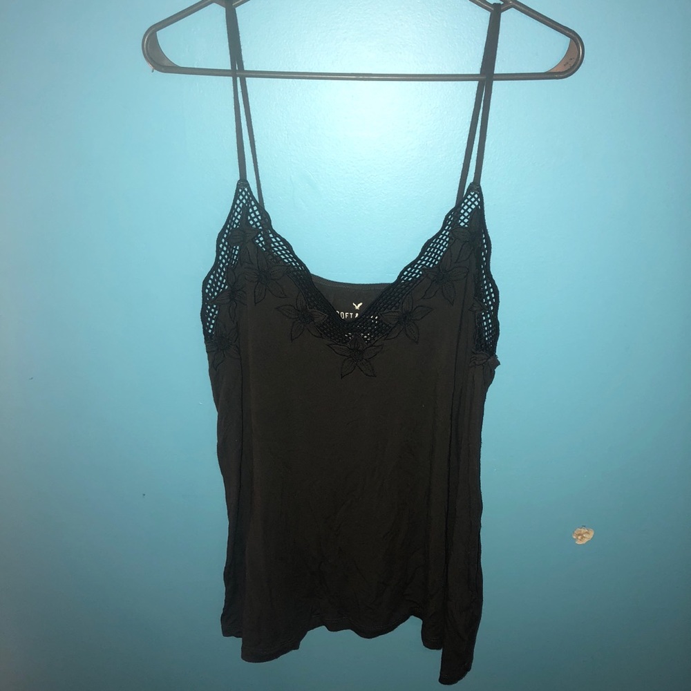 Grey American Eagle Tank Top